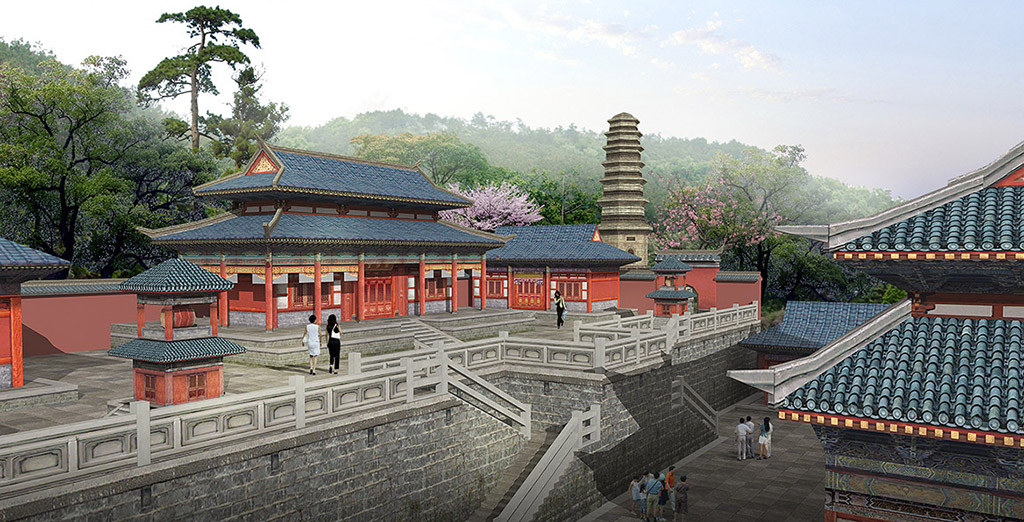 大愿寺建筑设计效果图