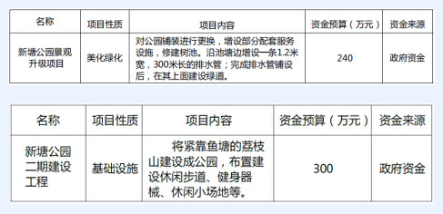 大岭山镇新塘村美丽幸福村居建设行动计划